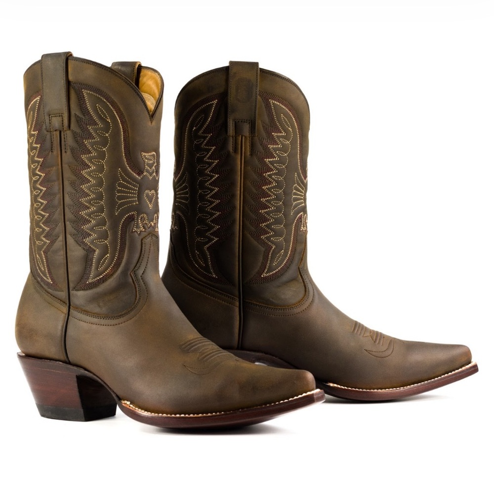 Heritage Boot Company Apache Peewee Brown Cowboy Boots (Austin TX)